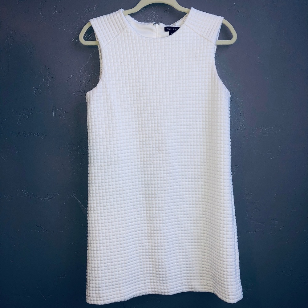 Winter White "Pillow" Sheath Dress